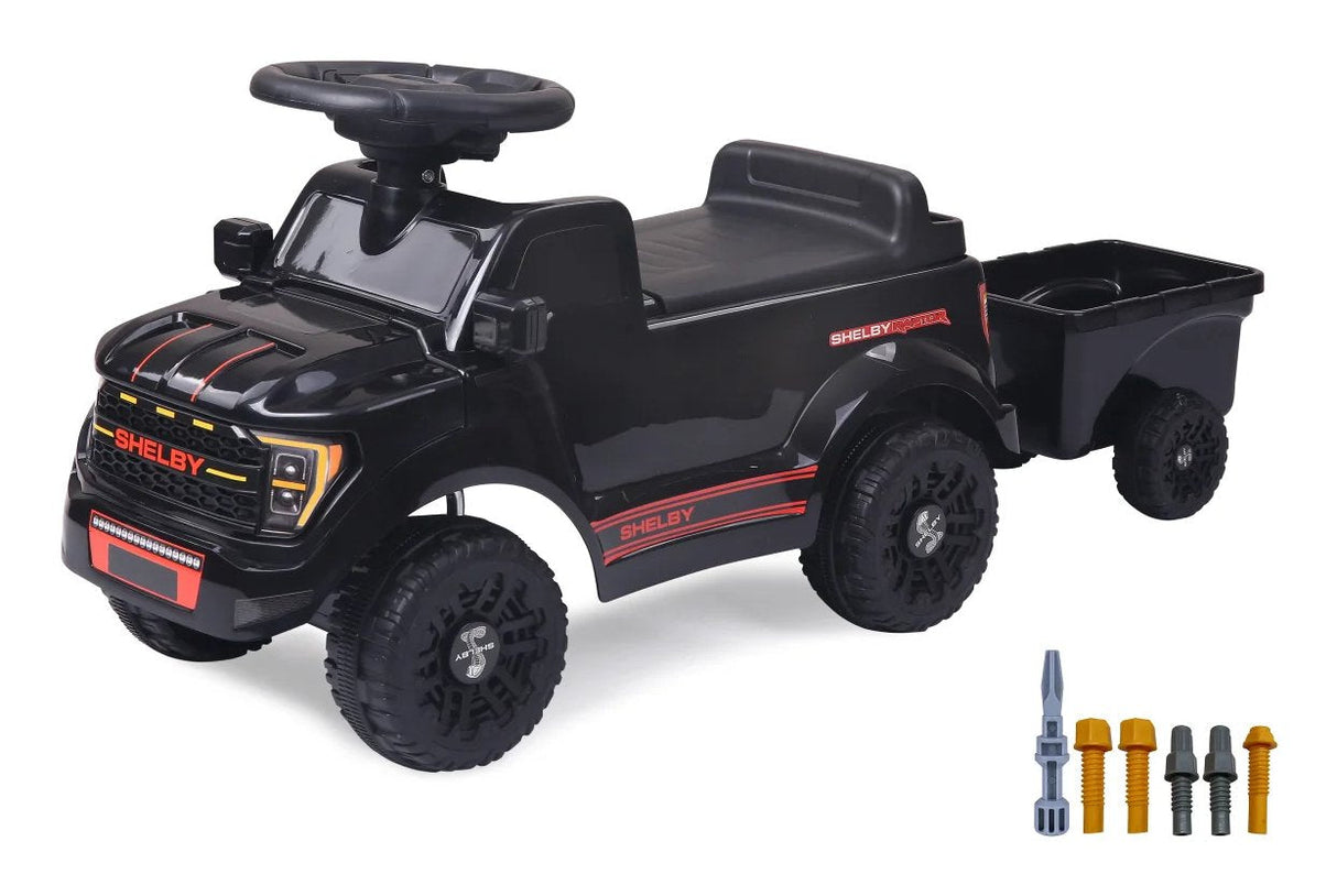Jamara Rutscher Shelby Ford F-150 Raptor Con Anhänger Negro