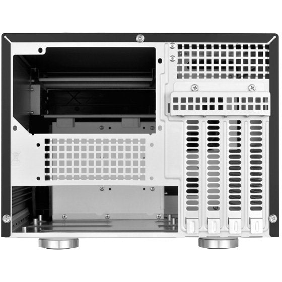 Caja Pc Silverstone Sugo Sg12  De Ordenador Escritorio Negro, Cajas De Torre Negro, Escritorio, Pc, Aluminio, Acero, Micro-Atx, Mini-Dtx, Mini-Itx, Negro, 8,2 Cm