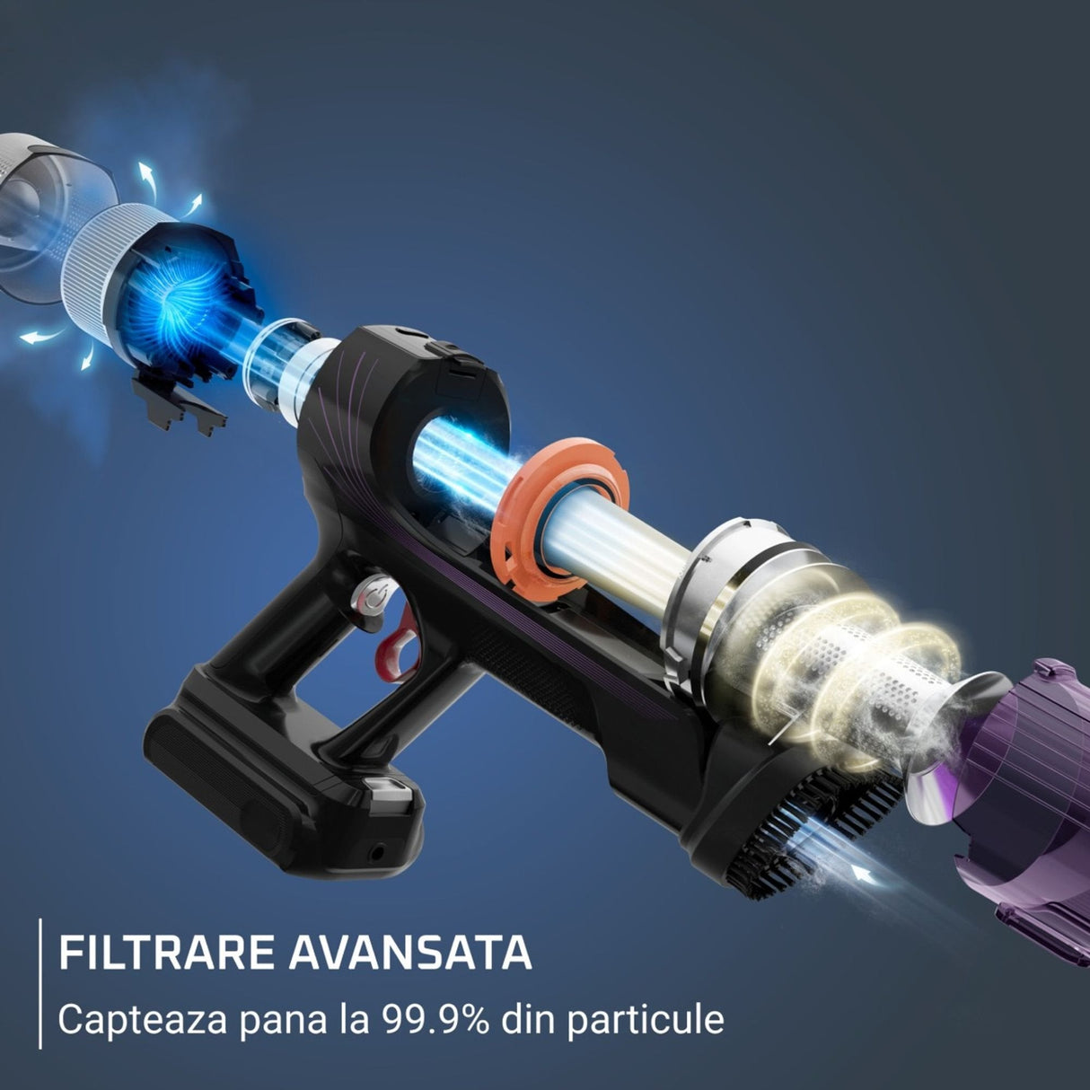 Aspirador Escoba Rowenta Rh2048wo X-Force Flex 9.60