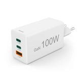 Hama Ladowarka Sieciowa Mini 100w Gan Pd/Qc 2x Usb-C, 1x Usb-A Biala