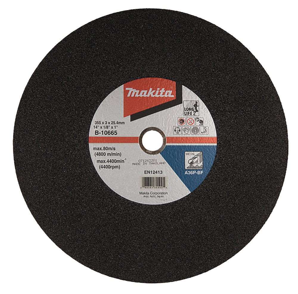 Disco De Corte Para Metal 355x3.0x25.4mm (5pcs) Makita