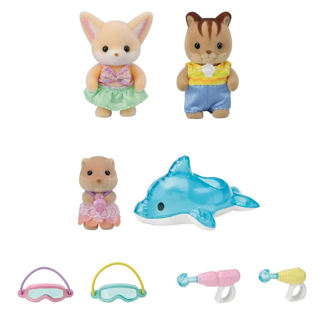 Epoch Sylvanian Families - Erlebniskindergarten Freunde "Poolspass" 5749