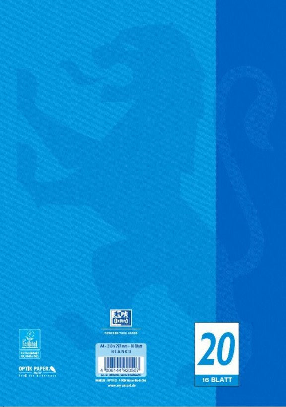 Oxford School - Cuaderno De Ejercicios - A4 (210 X 297 Mm)