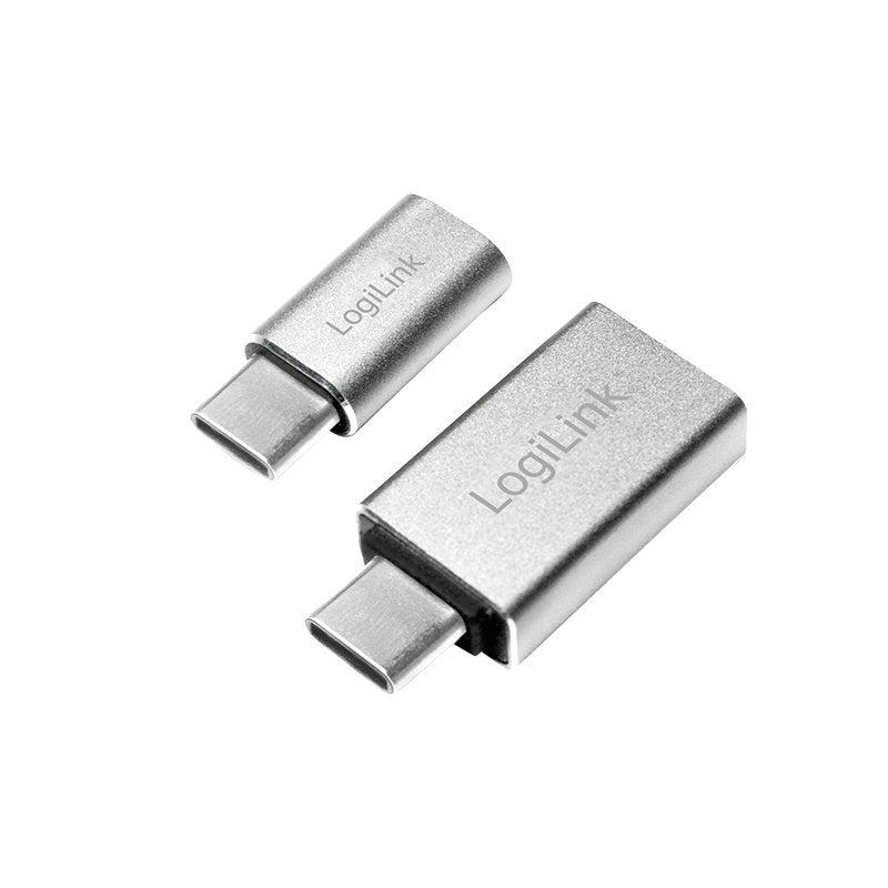 Logilink Au0040 Adaptador De Cable Usb 3.1 C Usb 3.0 A, Micro Usb 2.0 Aluminio