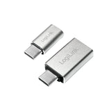 Logilink Au0040 Adaptador De Cable Usb 3.1 C Usb 3.0 A, Micro Usb 2.0 Aluminio