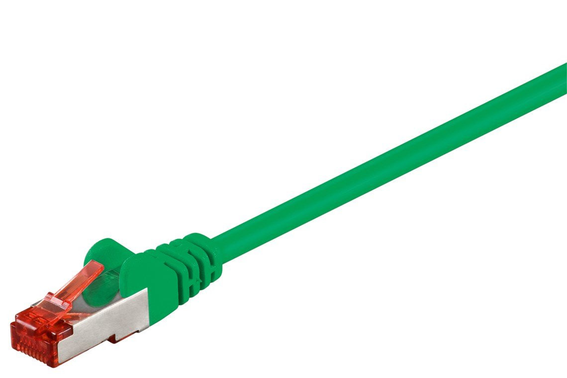 Latiguillo Cat 6, S/Ftp, 30.00 M, Verde, Lszh