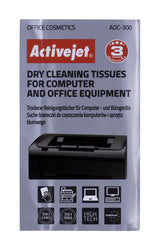 Activejet Toallitas Secas Para Computadoras Y Equipos De Oficina Aoc-300