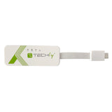 Adaptador Techly Usb 3.1 Tipo C Rj45 10/100/1000, Blanco
