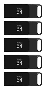 Usb-Mick 64gb Pny Elite Usb 3.2 Type-C 5-Pack Retail