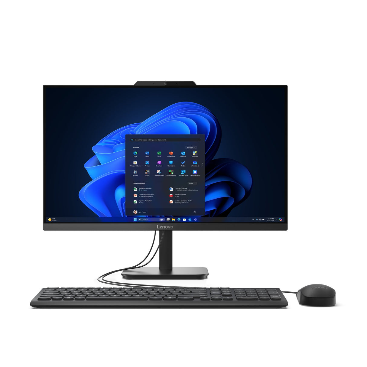 EAN 0198155401459 - Lenovo V100 Intel® N N100 60,5 cm (23.8") 1920 x 1080 Pixeles PC todo en uno 8 GB DDR4-SDRAM 512 GB SSD W imagen 1