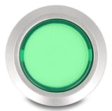 Drucktaster Zum Einbau 22 Mm 5 X Lötanschluss Taster Flach Kunststoff Led Grün