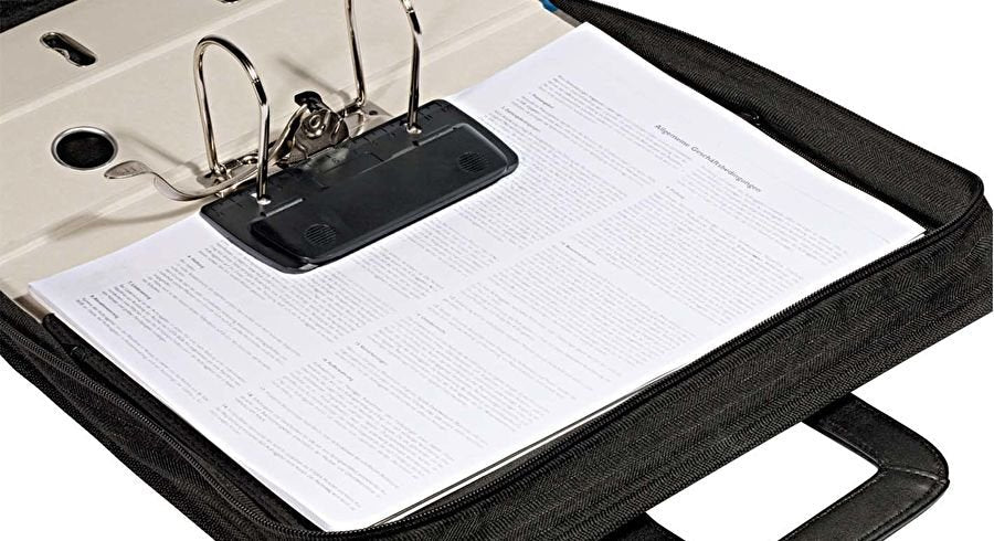 Wedo 67 801 Perforador De Papel Negro