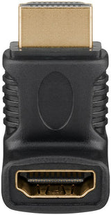 Adaptador Hdmi Hembra A Hdmi Macho Codo 90°  Vertical, 8k/60hz Goobay