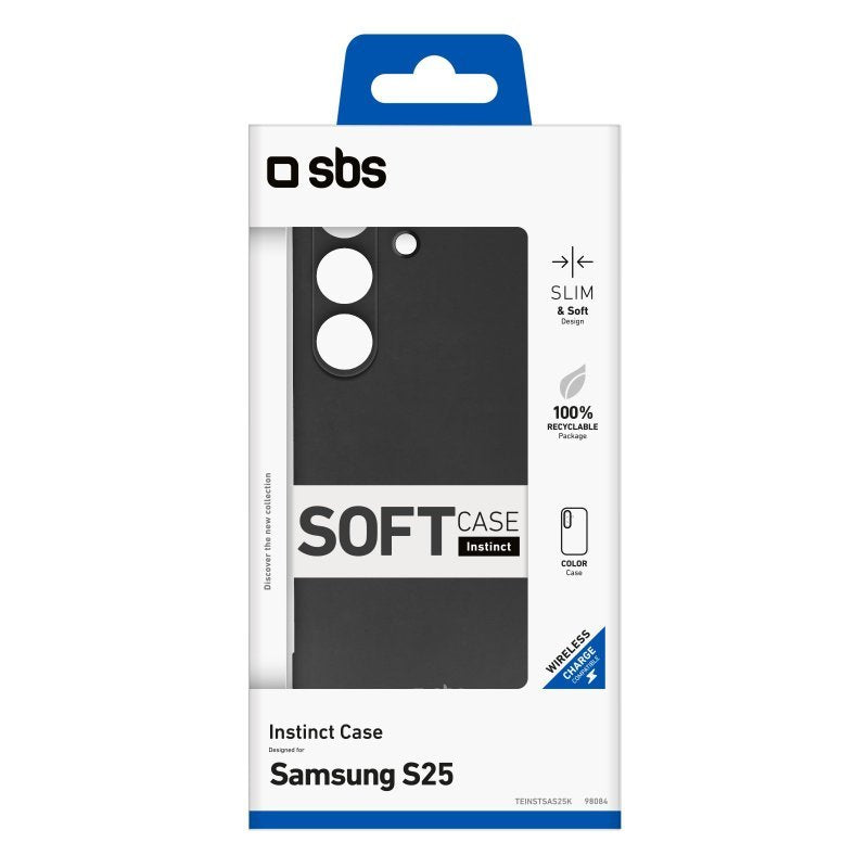 Sbs Instinct Cover Galaxy S25 Schwarz