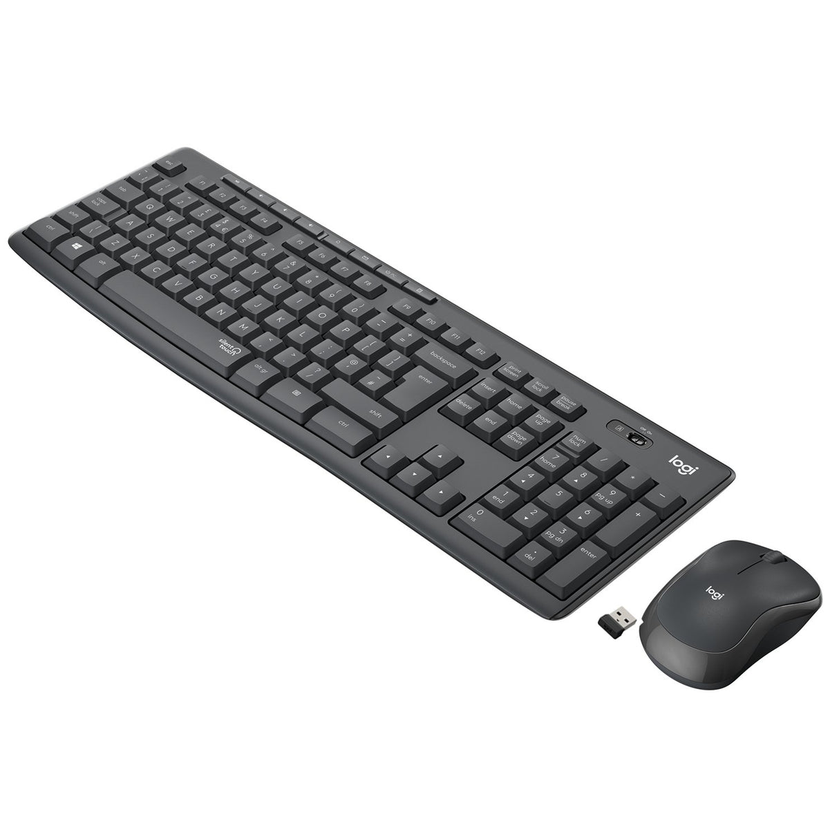 EAN 5099206092402 - Logitech 920-009797 teclado Ratón incluido Oficina RF inalámbrico QWERTY Italiano Grafito imagen 1