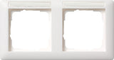 Gira 109227 Marco 2f Bsf Blanco Puro Mate Standard 55 Waagerecht
