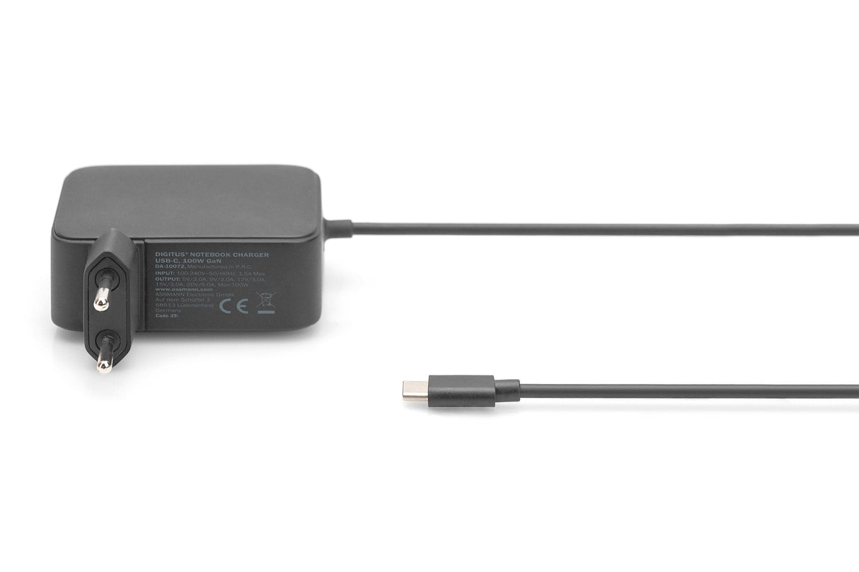 Digitus Cargador Usb-C Para Portátil, 100w Gan