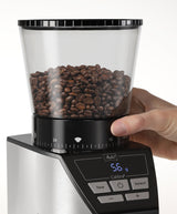 Molinillo De Café Melitta Calibra 1027-01  Eléctrico Cónico Con 39 Ajustes De Molienda, Apto Para Distintas Cafeteras, Moledor De Café Con Báscula Digital Y Pantalla Lcd, 200?G, Negro