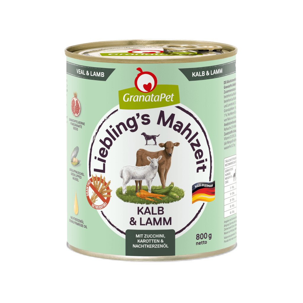 EAN 4260165187480 - GranataPet 187480 alimento húmedo para perros Cordero, Ternero Adulto 800 g imagen 2