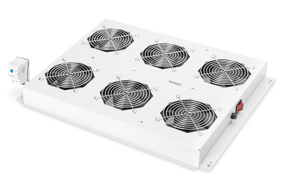 Accesorios Digitus Ventilador Rack 6 Uds Termostato Switch Gris