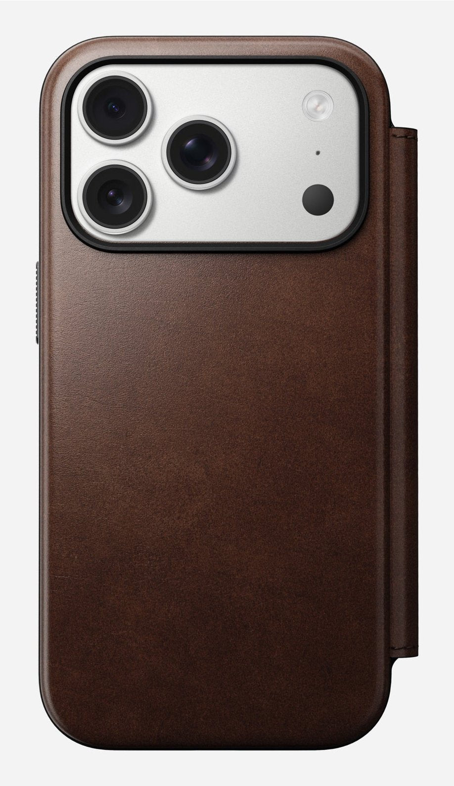 Nomad Modern Leather Folio Iphone 17 Pro Rustic Brown H.