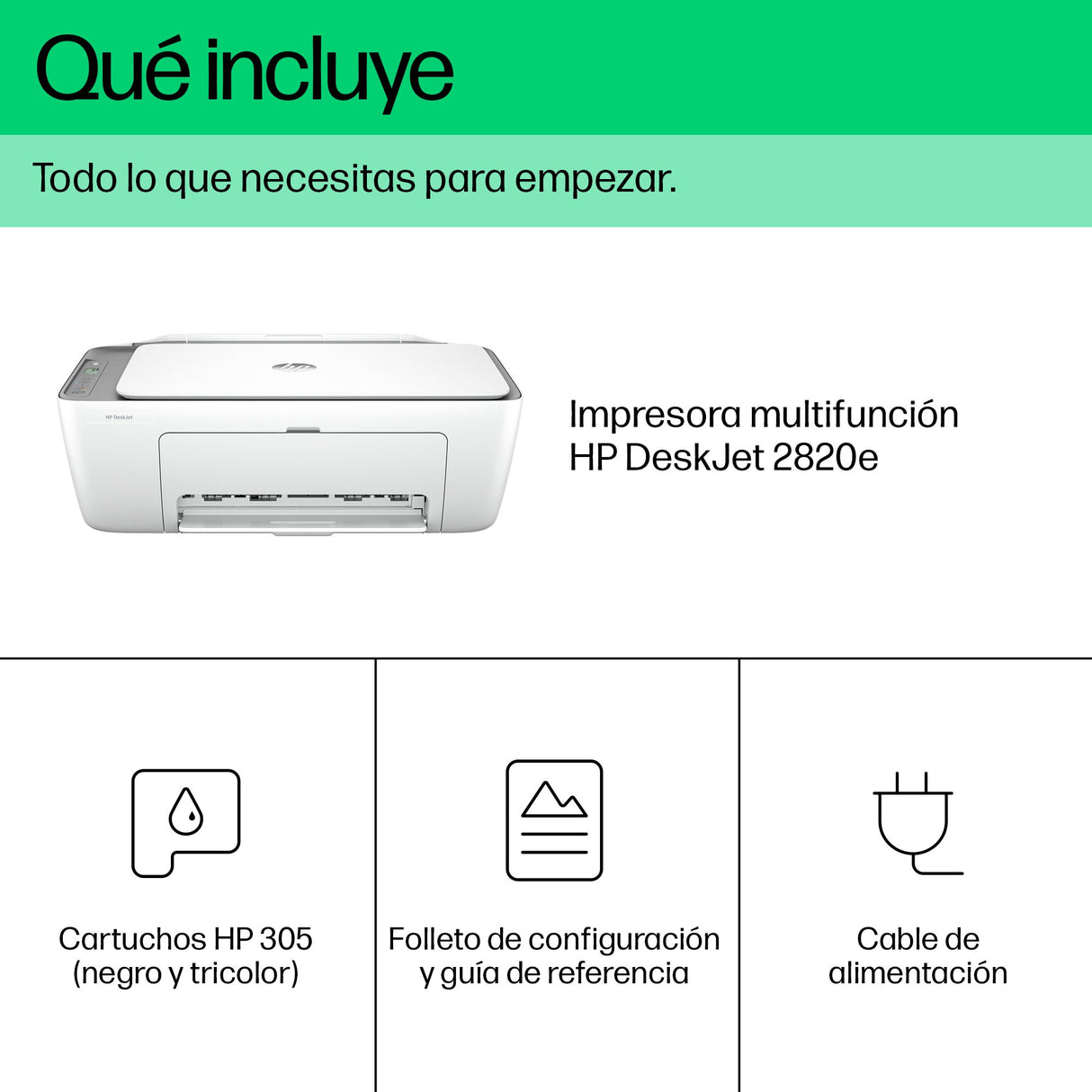 EAN 0196337380035 - HP DeskJet 2820e All-in-One Printer Inyección de tinta térmica A4 4800 x 1200 DPI 7,5 ppm Wifi imagen 6