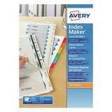 EAN 3148240037176 - Avery 01732061 lengüeta de índice Separador en blanco con pestaña Cartón imagen 1