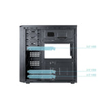 Caja Semitorre Atx "Prisma Ultra" 500w Usb-C
