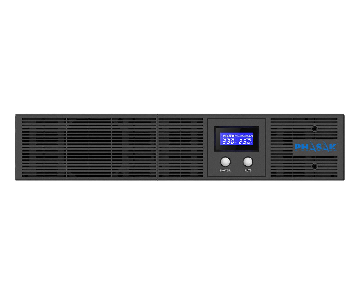Sai Línea Interactiva Phasak Protekt Rack 2160va-1400w 4 Salidas Formato Rack
