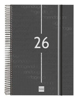 EAN 8422952409571 - Finocam 741116026 agenda Agenda diaria Negro imagen 1