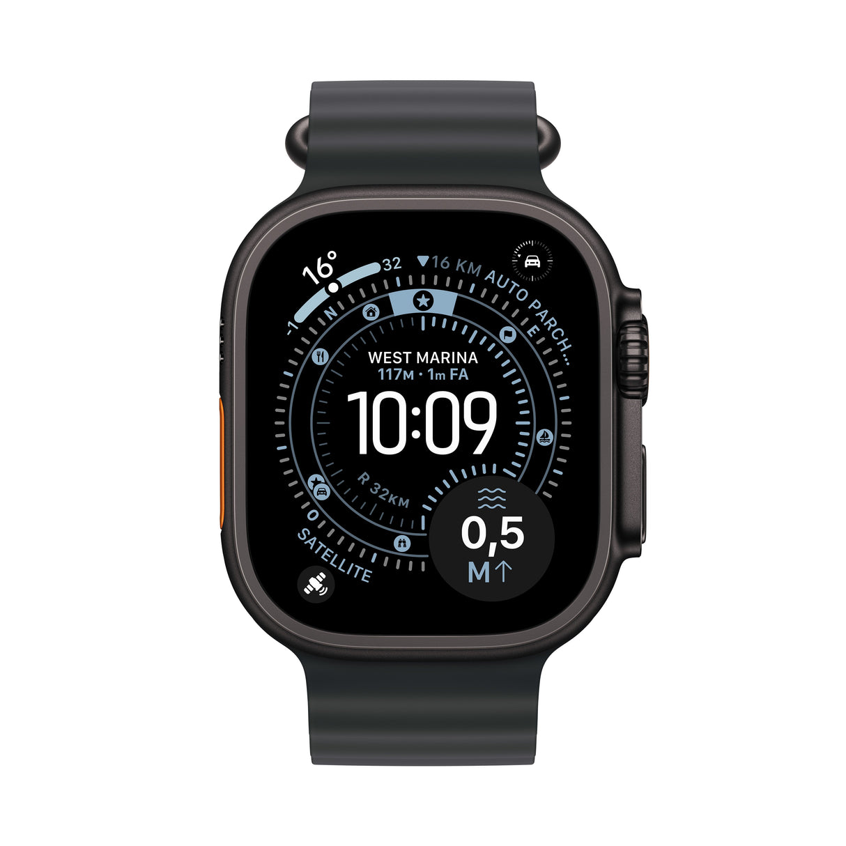 EAN 195950484311 - Apple Watch Ultra 3 OLED 49 mm Digital 422 x 514 Pixeles Pantalla táctil 5G Negro Wifi GPS (satélite) imagen 2