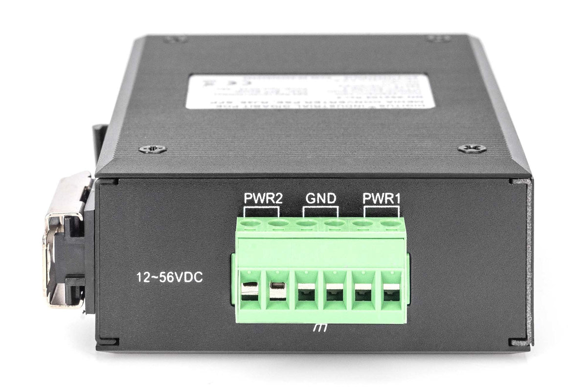 Digitus Convertidor Industrial Gigabit Media Rj45 Sfp Poe Pse