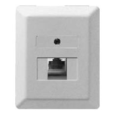 EAN 4027639000320 - ZE Kommunikationstechnik 1-622.01.5.11 toma de corriente Blanco imagen 1
