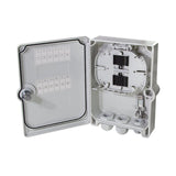 Fttx Distribution Box Max. 24 Fibers, 6x Lc Qd Or Sc Dx, Unloaded, Ip55