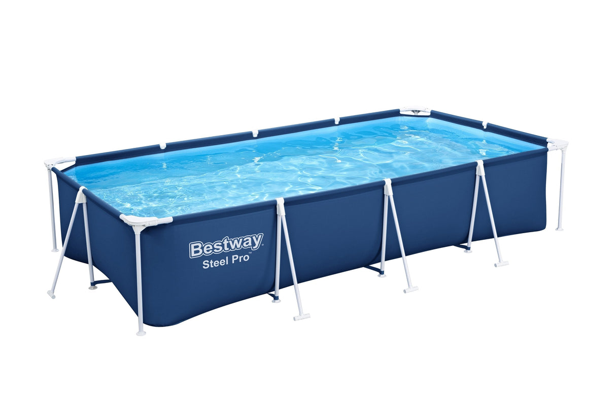 Bestway 56405 -  Piscina Desmontable Tubular Infantil Steel Pro 400x211x81cm