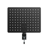 Organizador De Escritorio Activejet Apb-002b: Tablero Giratorio Perforado En Negro Mate