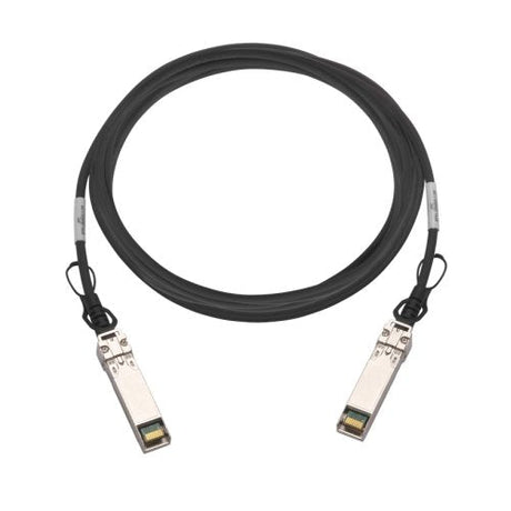 EAN 4713213519004 - QNAP CAB-DAC30M-SFP28 Cable de fibra óptica e InfiniBand 3 m QSFP28 Negro imagen 1