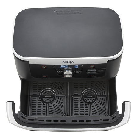 EAN 0622356270373 - Ninja AF500EU freidora Doble 10,4 L Independiente 2470 W Freidora de aire caliente Negro, Acero inoxidabl imagen 6