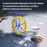 Extralink Pilot 6mm 200m  Varilla De Tracción De Cable  Fibra De Vidrio Frp, D. 6mm, L. 200m, Amarillo