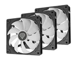 Ventilador Genesis Oxal 120 Argb Negro Pack 3 Uds