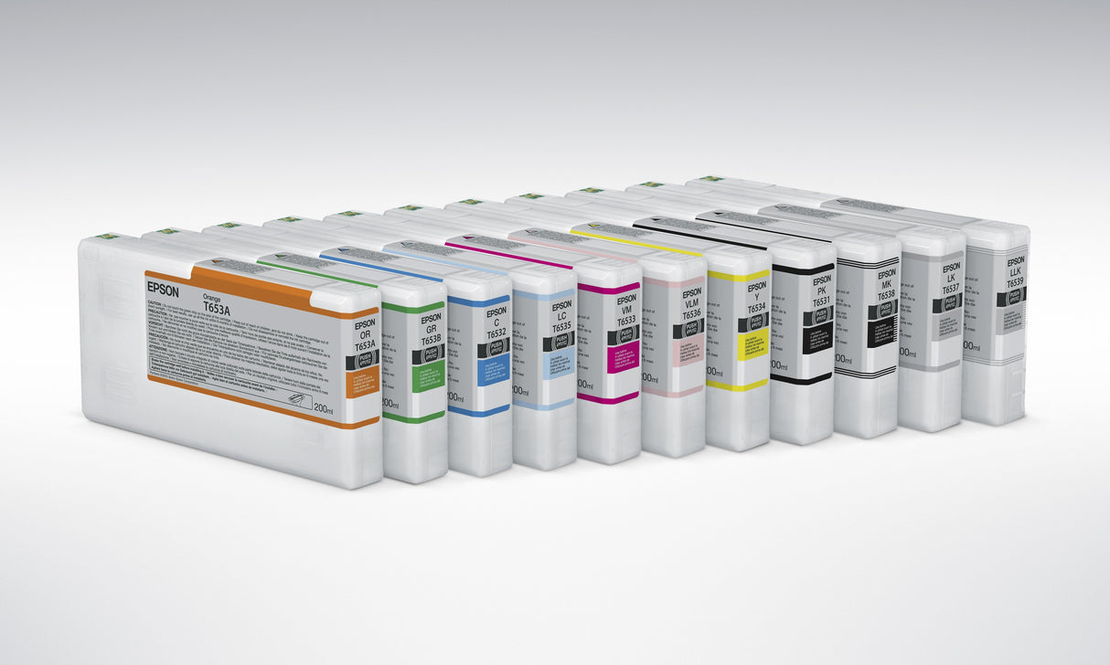 EAN 0010343877719 - Epson T653B Green Ink Cartridge (200ml) cartucho de tinta 1 pieza(s) Original imagen 2