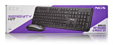 Teclado + Raton Wireless Serenity Kit Ngs Conjunto Silencioso De Teclado Y Ratón Inalámbrico Con 12 Teclas Multimedia