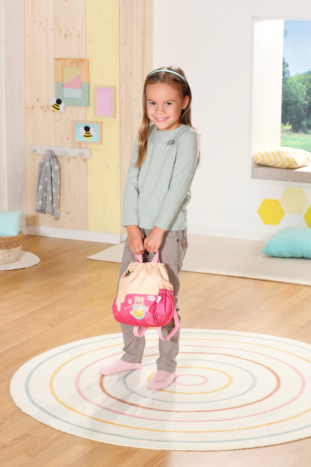 Mochila De Osito Baby Born® De Zapf Creation (Amarillo) 834831