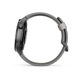 Hama Smartwatch 9000 Czarno-Szara Koperta, Czarno-Gris Pasek Silikonowy
