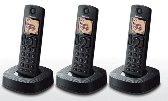 Teléfono Inalámbrico Panasonic Kx-Tgc313sp Pack Trío Negro