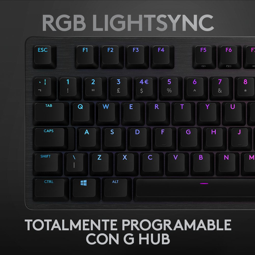 EAN 5099206086081 - Logitech G 920-009344 teclado Juego USB QWERTY Español Carbono imagen 11