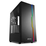 Caja Pc Sharkoon Rbg Atx Midi Tower Negra  40,0x19,0x45,6cm