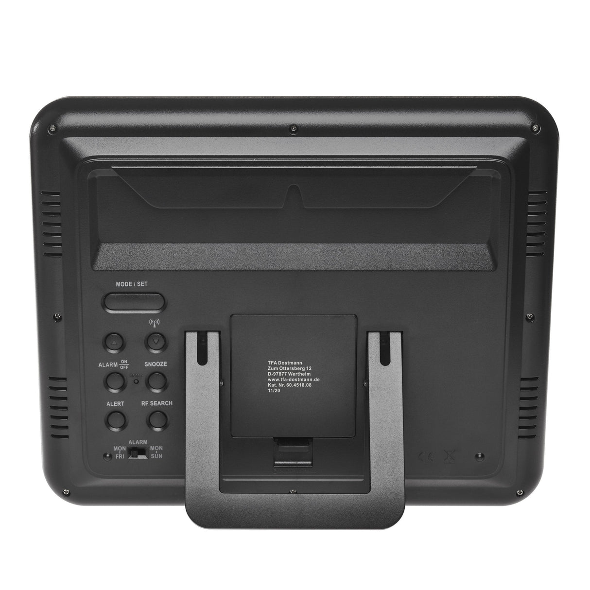 Tfa-Dostmann 60.4518.08 Reloj Despertador Digital Madera