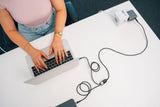 Verbatim Usb-Kabel Dual, Usb 2.0, Usb-C/2x Usb-C, Nylon,