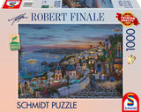 Schmidt Spiele Robert Finale: Santorini Atardecer, Puzzle 1000 Piezas 58647